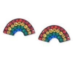 Giani Bernini rainbow sterling silver Stud earrings
